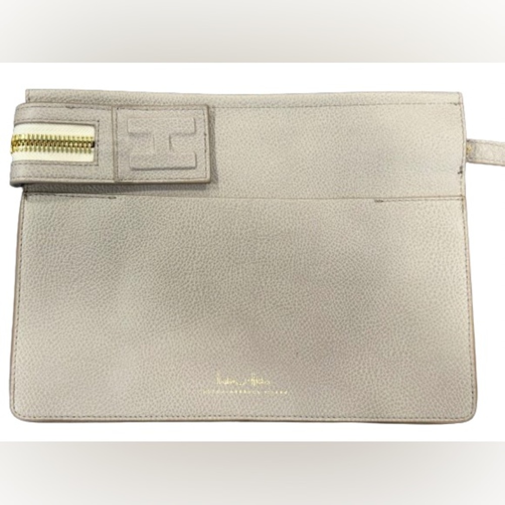 India Hicks - Big Zipper - pebbled leather